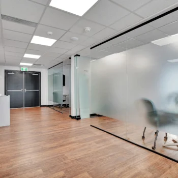 Bourgeault Tillage Tools offices with privacy glass